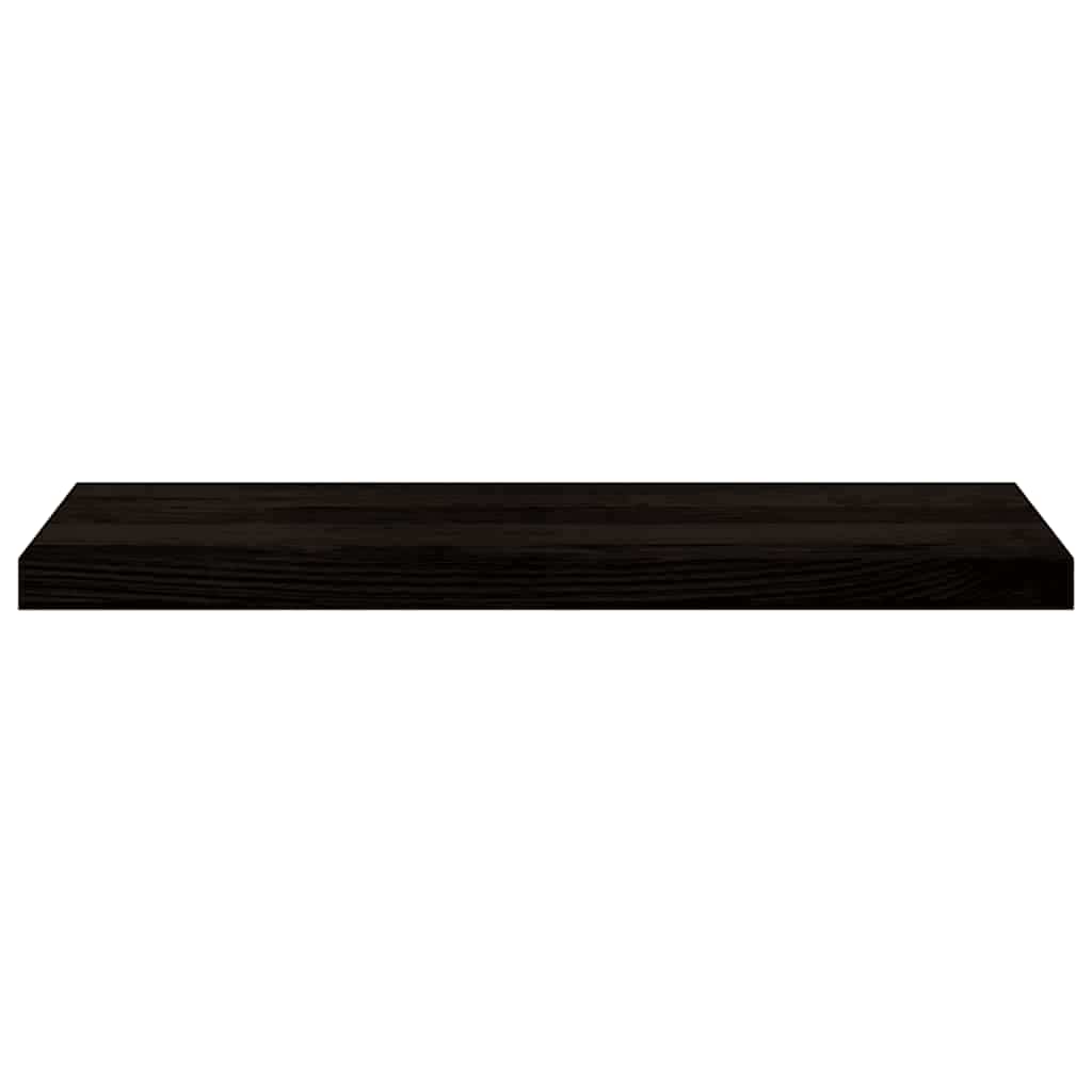 Stair Treads 16 pcs Brown Black 80x25x2 cm Solid Wood Oak