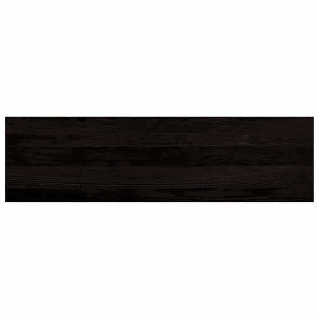 Stair Treads 16 pcs Brown Black 90x25x2 cm Solid Wood Oak
