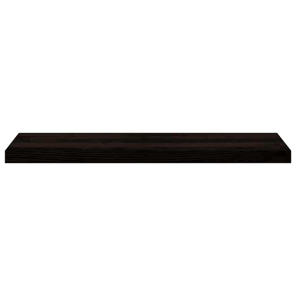 Stair Treads 16 pcs Brown Black 90x25x2 cm Solid Wood Oak