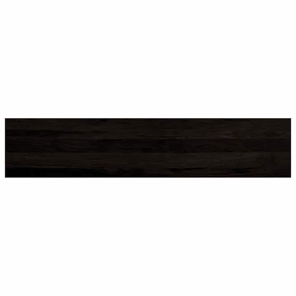 Stair Treads 16 pcs Dark Brown 120x25x2 cm Solid Wood Oak