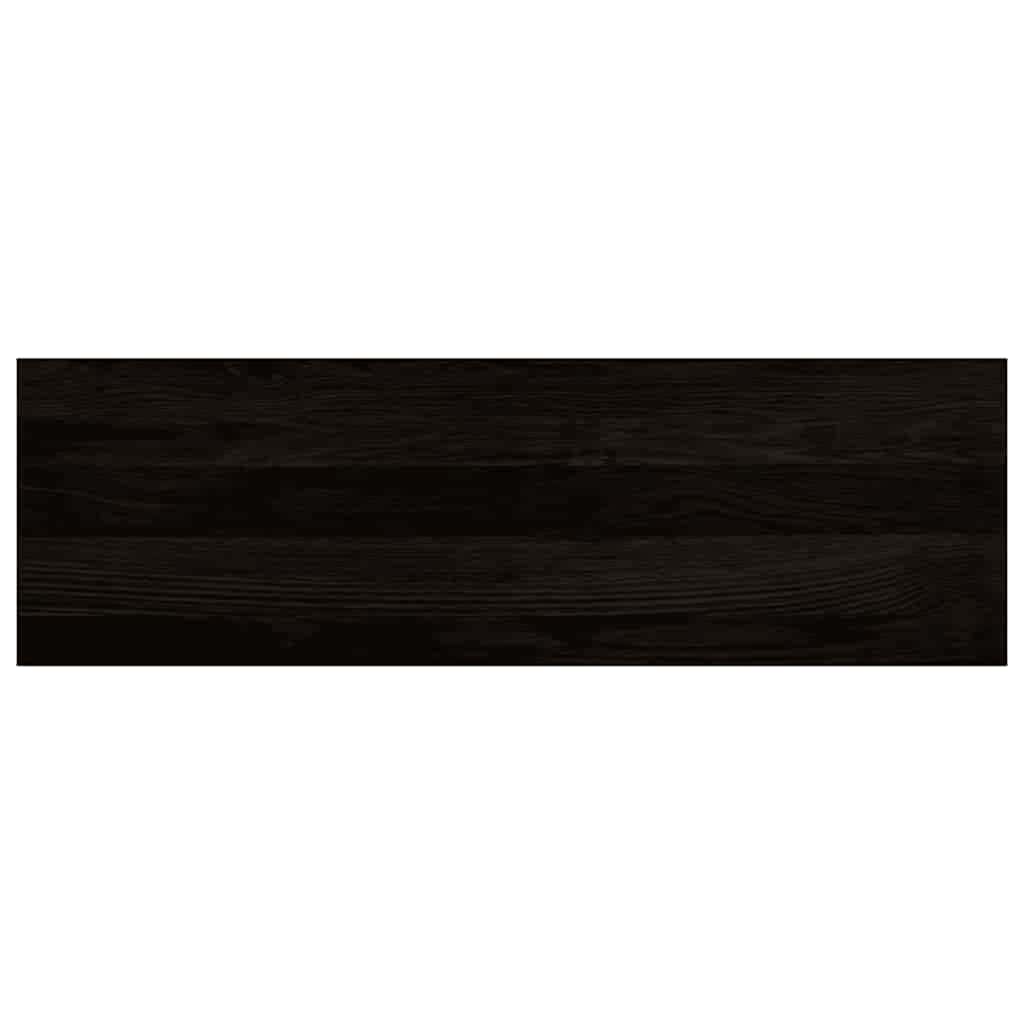 Stair Treads 16 pcs Brown Black 80x30x2 cm Solid Wood Oak