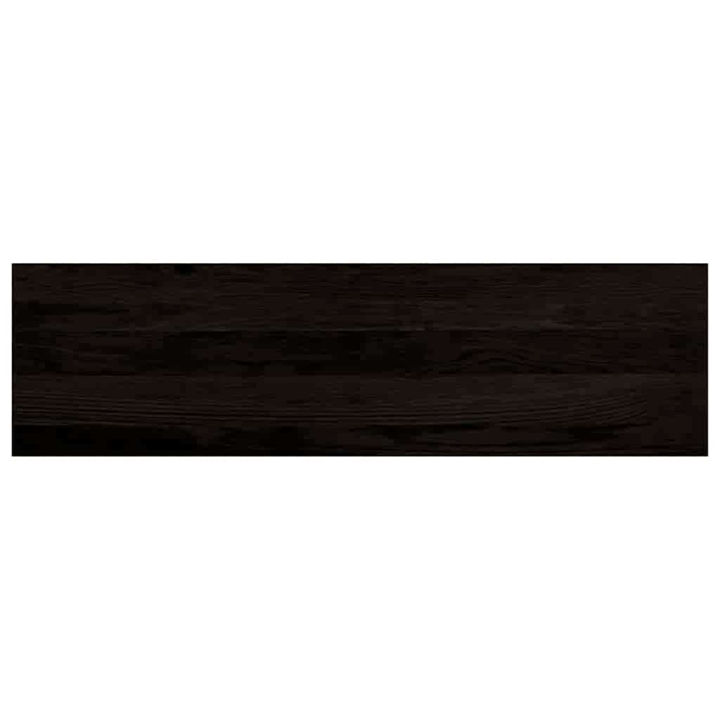 Stair Treads 16 pcs Dark Brown 90x30x2 cm Solid Wood Oak