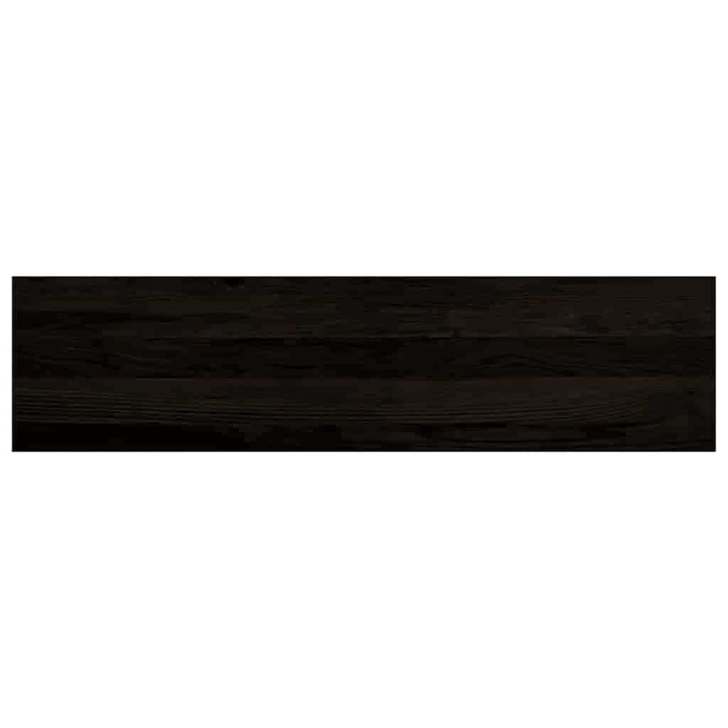 Stair Treads 16 pcs Brown Black 100x30x2 cm Solid Wood Oak