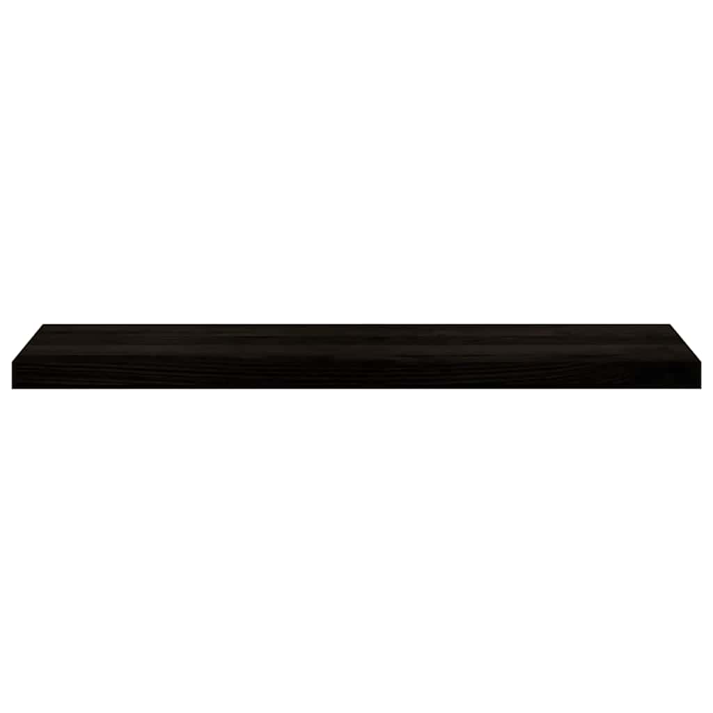 Stair Treads 16 pcs Brown Black 100x30x2 cm Solid Wood Oak