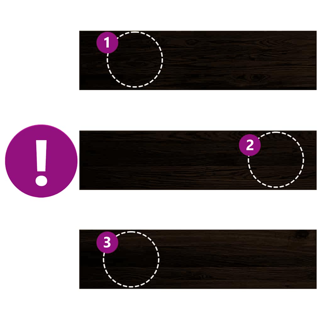 Stair Treads 16 pcs Brown Black 100x30x2 cm Solid Wood Oak