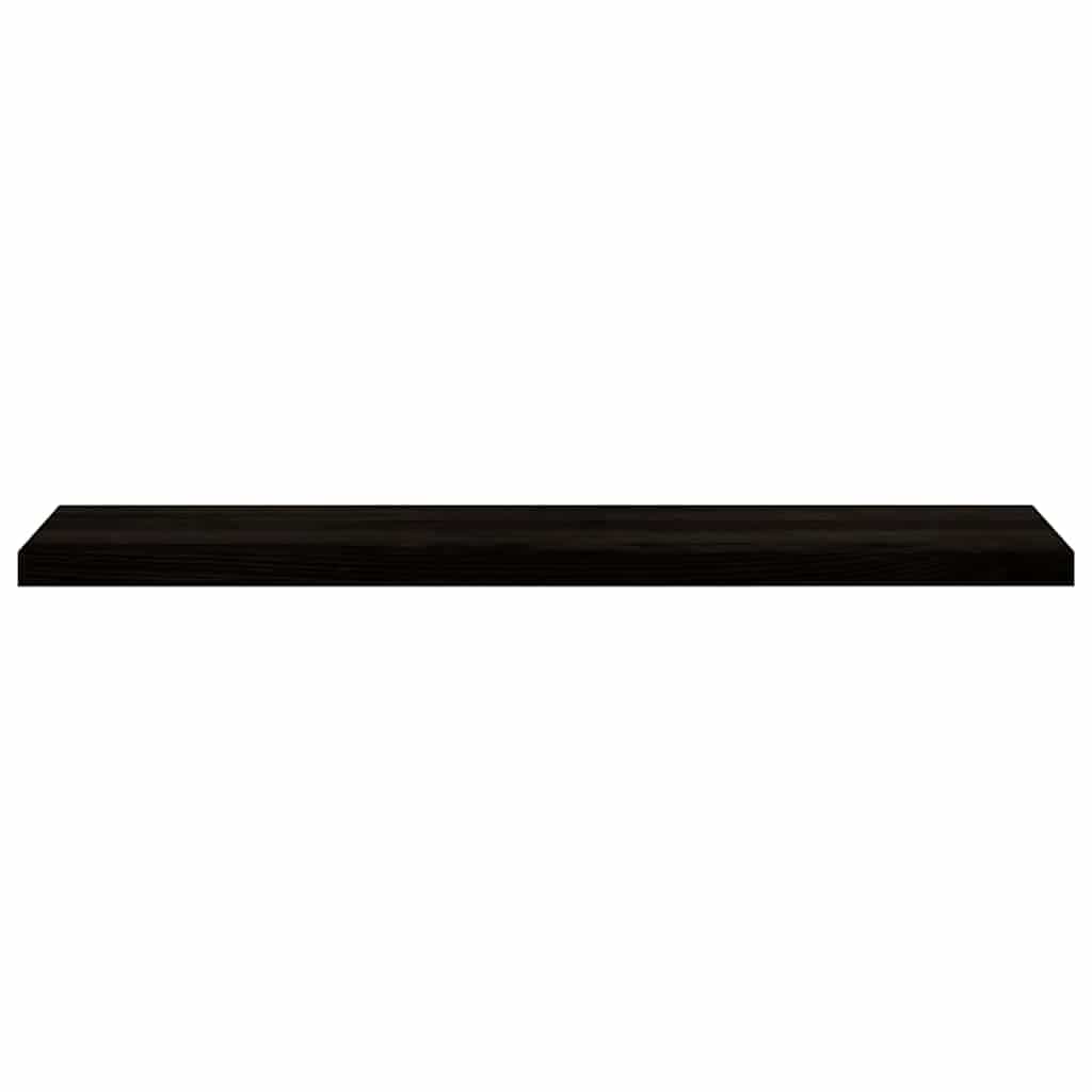 Stair Treads 16 pcs Brown Black 120x30x2 cm Solid Wood Oak
