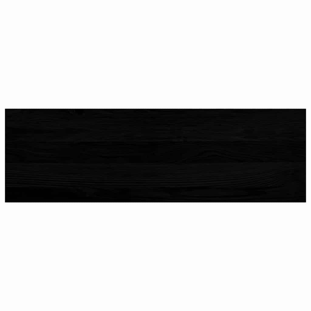 Stair Treads 20 pcs Brown Black 80x25x2 cm Solid Wood Oak