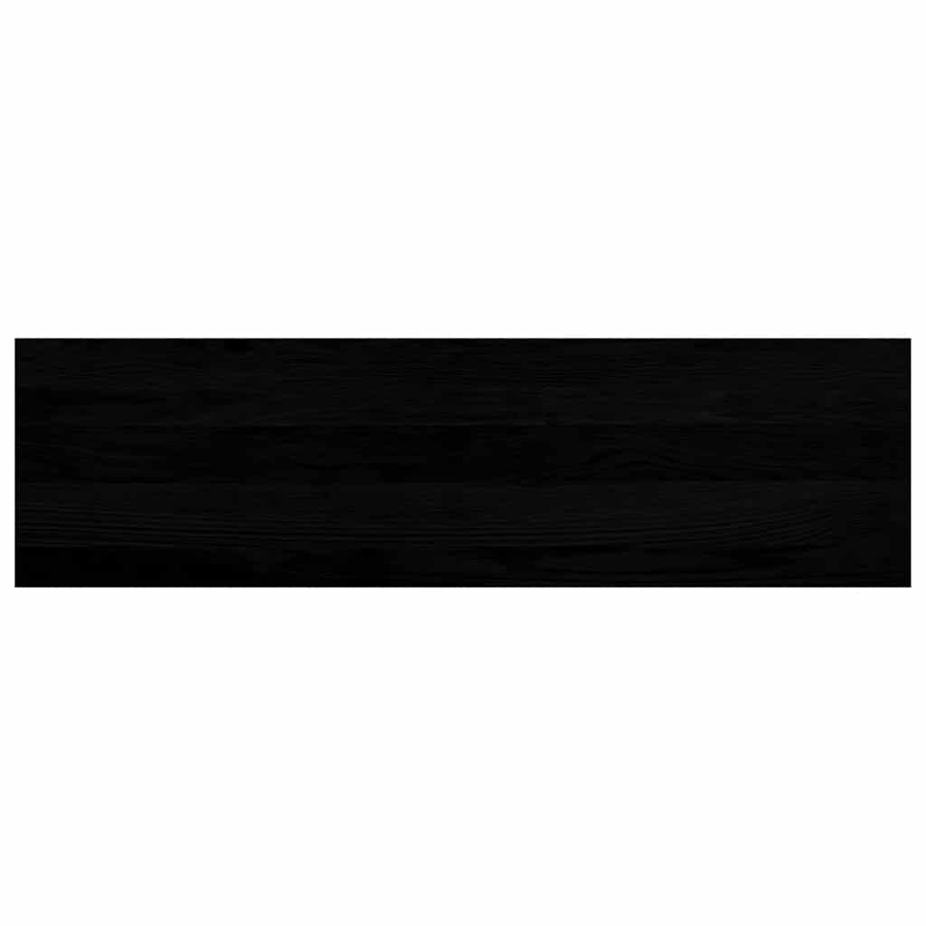 Stair Treads 20 pcs Brown Black 90x25x2 cm Solid Wood Oak