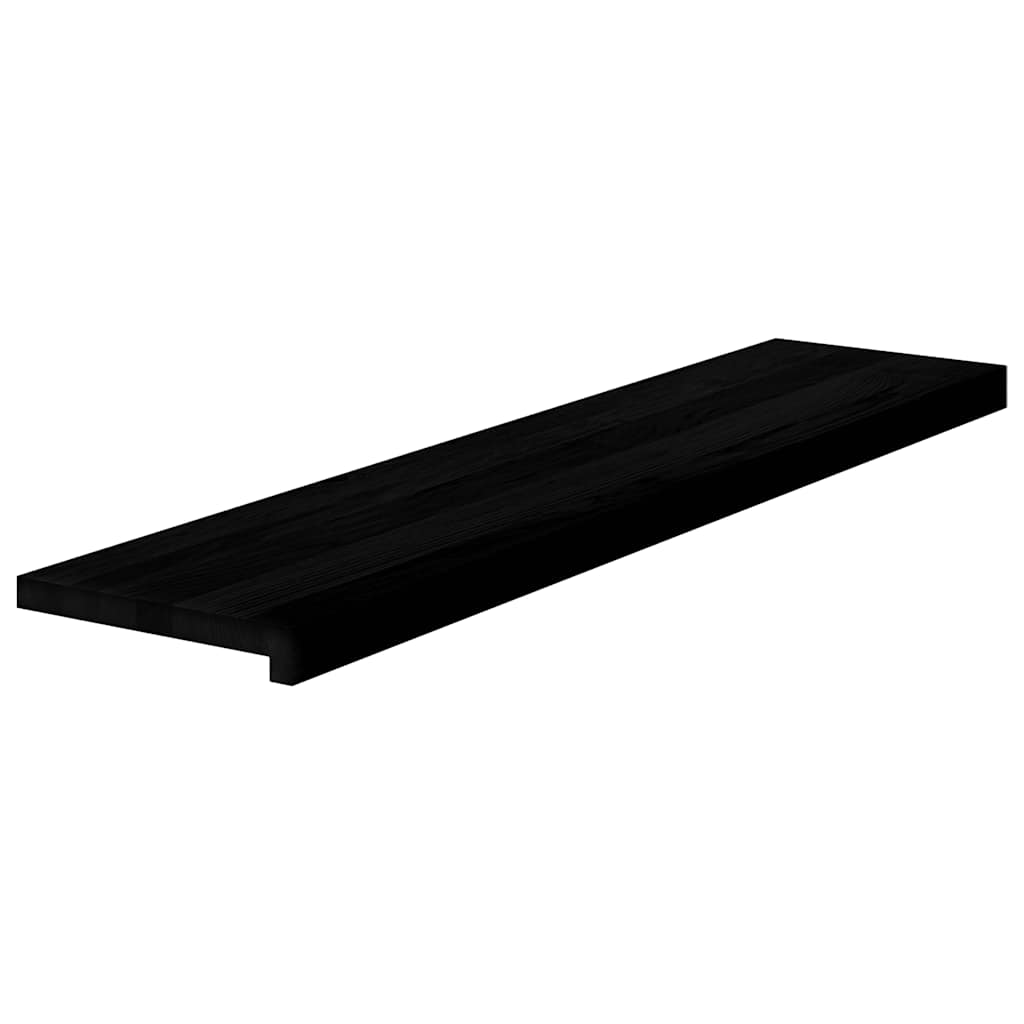 Stair Treads 20 pcs Dark Brown 110x25x2 cm Solid Wood Oak