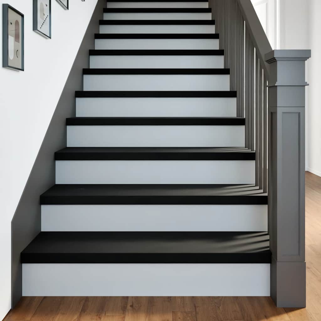 Stair Treads 20 pcs Dark Brown 100x30x2 cm Solid Wood Oak