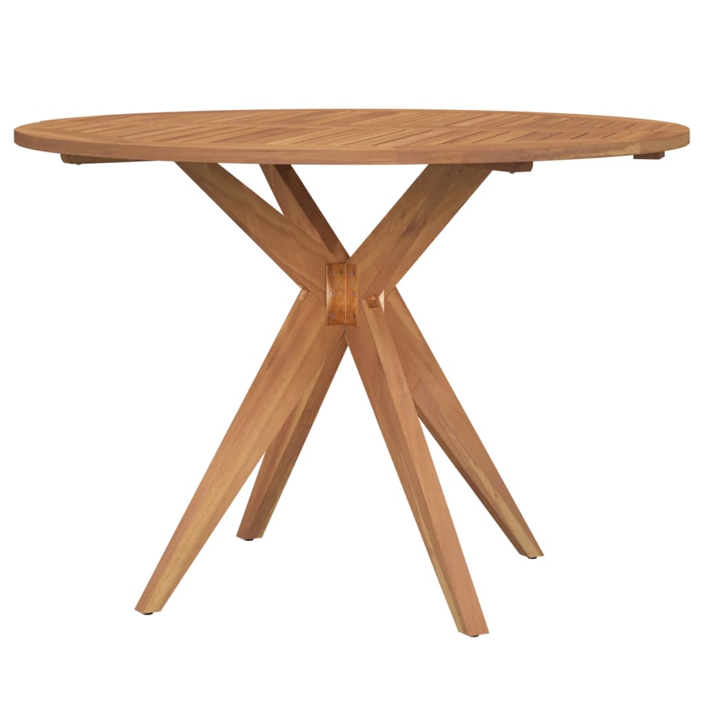 5 Piece Garden Dining Set Solid Wood Acacia
