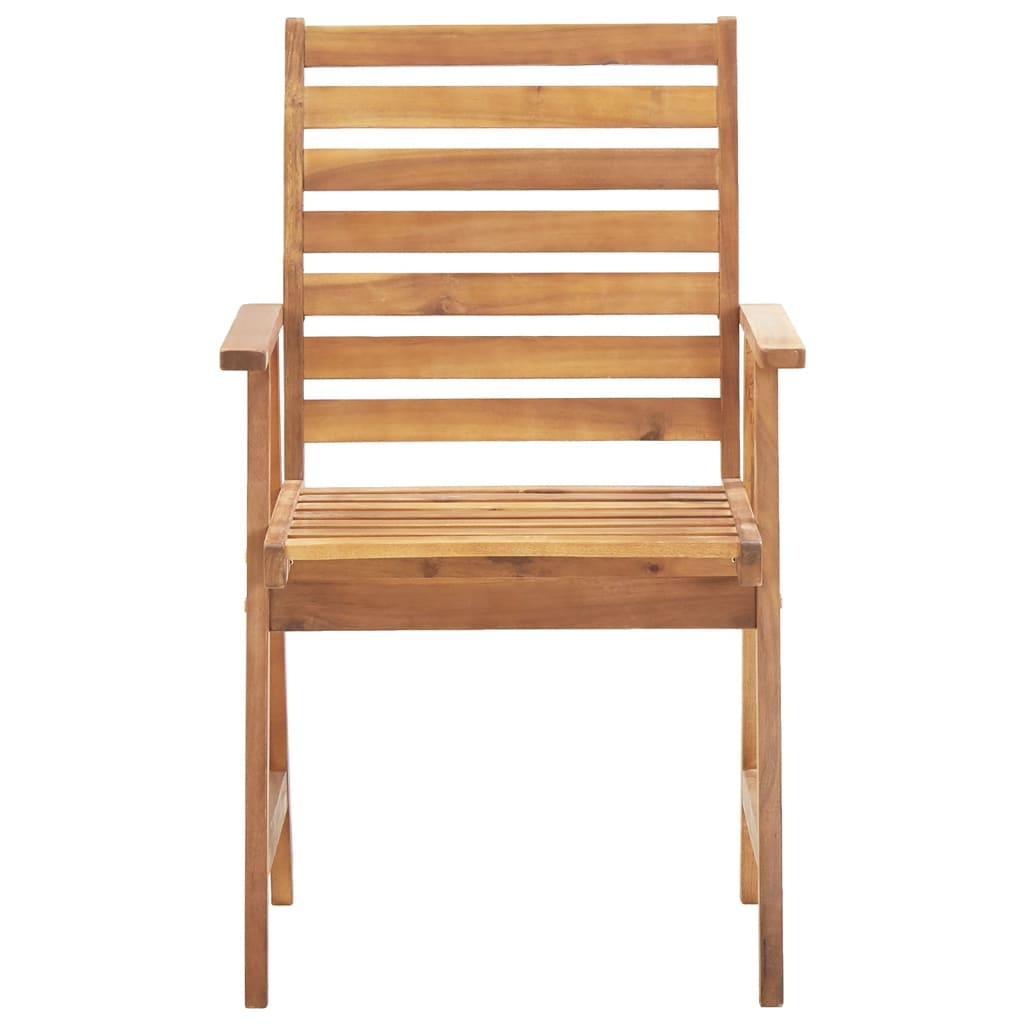 5 Piece Garden Dining Set Solid Wood Acacia