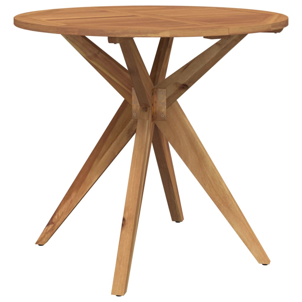 5 Piece Garden Dining Set Solid Wood Acacia