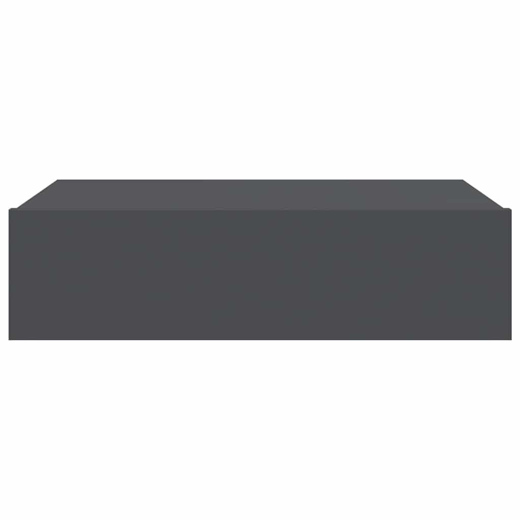 vidaXL TV Cabinet with LED Lights Grey 60x35x15.5 cm