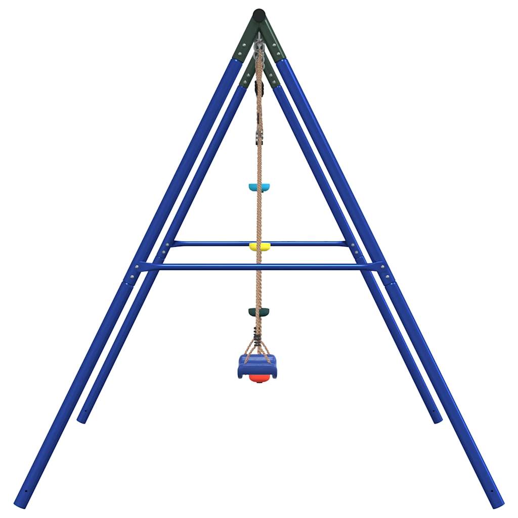 Outdoor Swing Set with Swing and Disc Swing