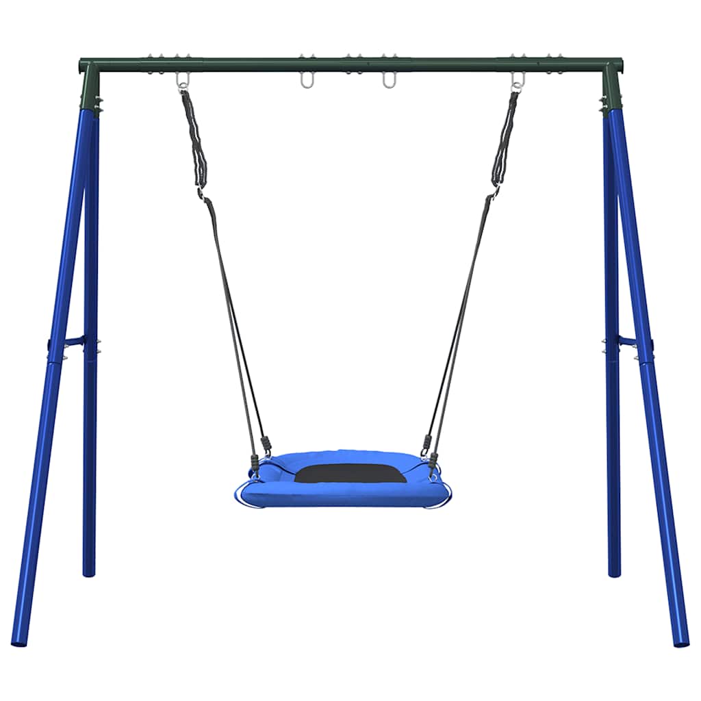 Outdoor Swing Set with Nest Swing