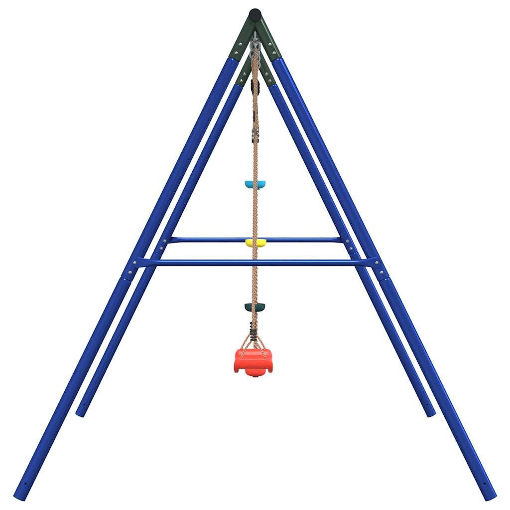 Outdoor Swing Set with Swing and Disc Swing