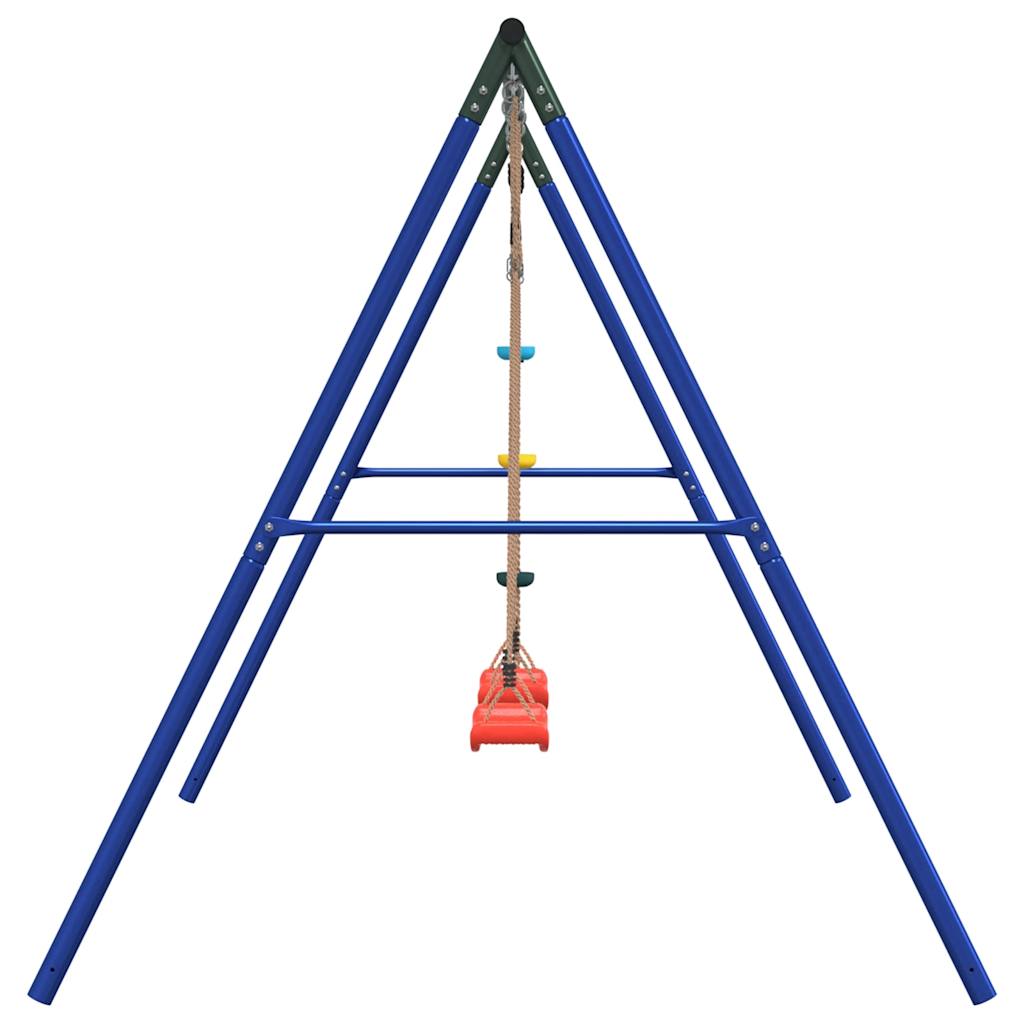 Outdoor Swing Set with Swings and Disc Swing