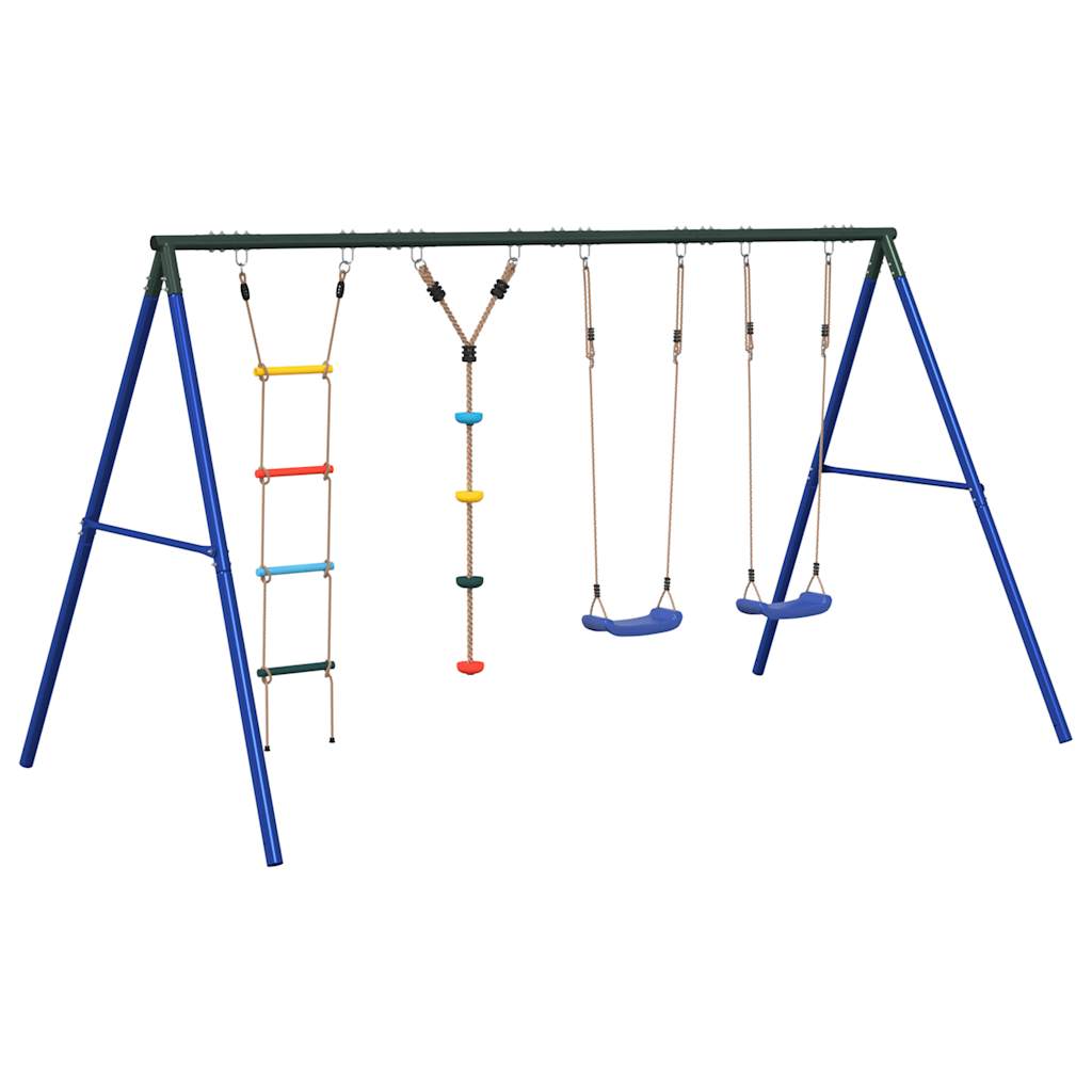 Outdoor Swing Set with Swings. Ladder. Disc Swing