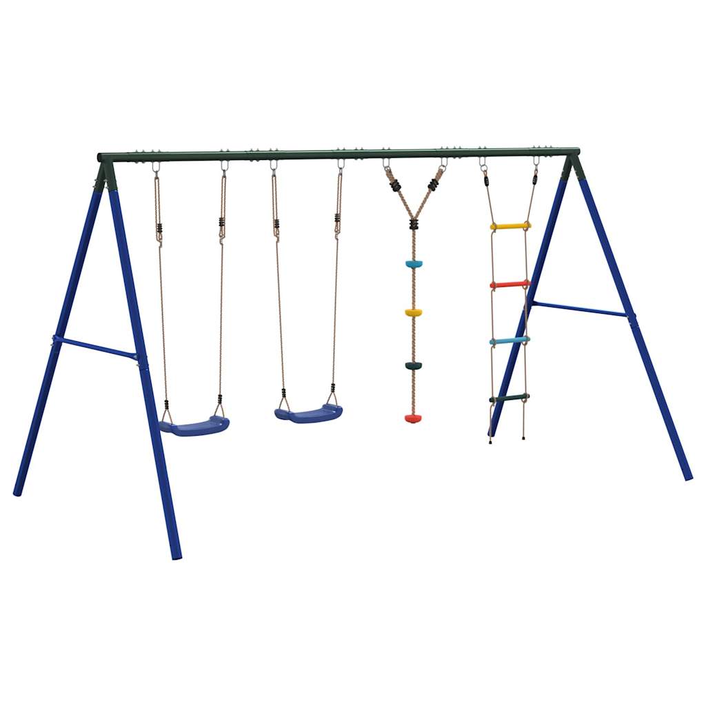 Outdoor Swing Set with Swings. Ladder. Disc Swing