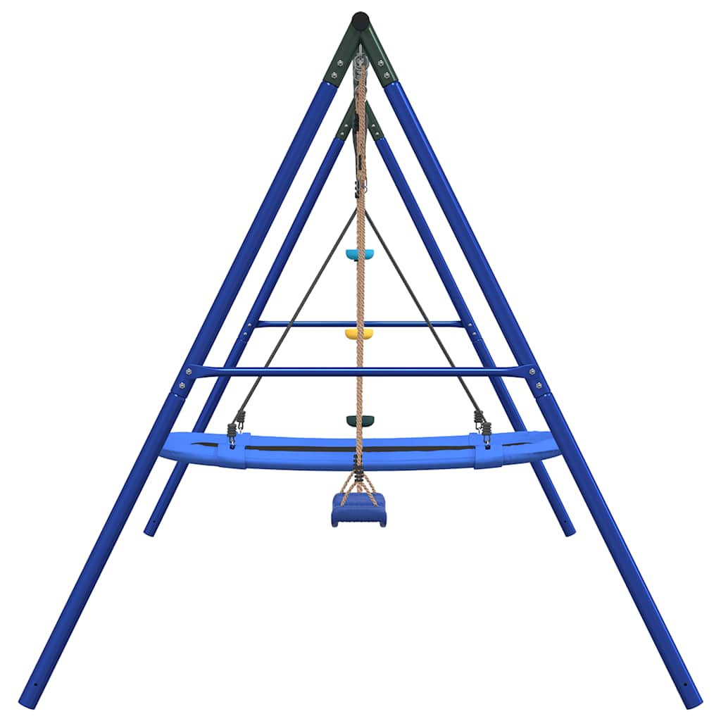 Outdoor Swing Set with Swing, Disc Swing, Nest Swing