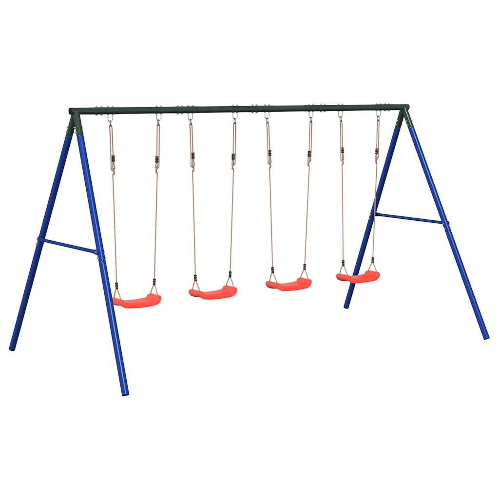 Outdoor Swing Set with 4 Swings
