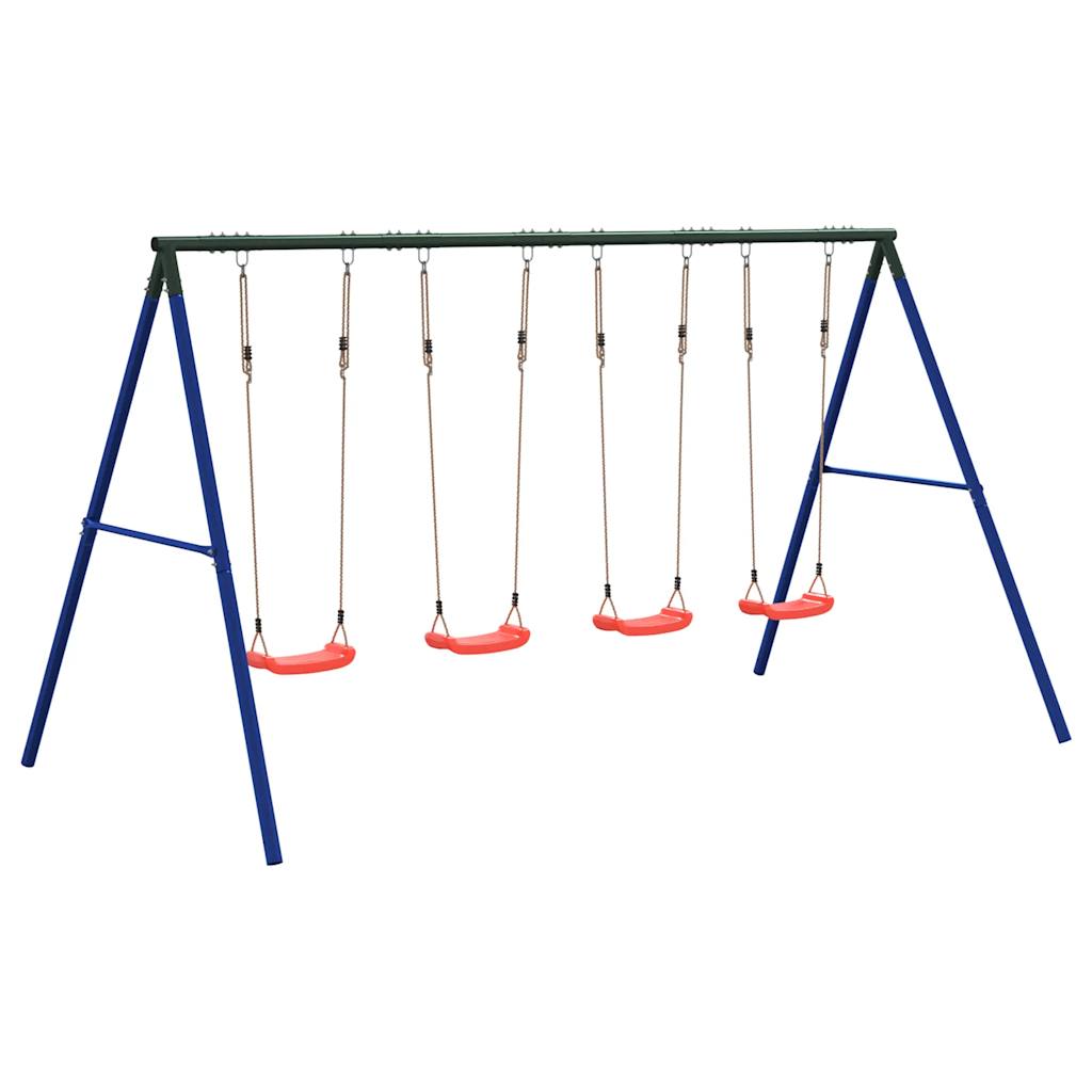 Outdoor Swing Set with 4 Swings