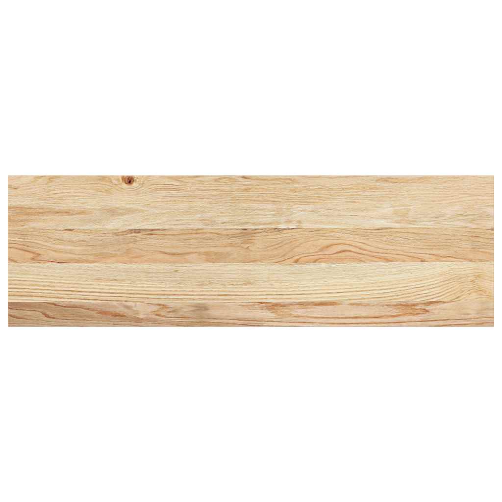 Stair Treads 2 pcs Untreated 80x25x2 cm Solid Wood Oak