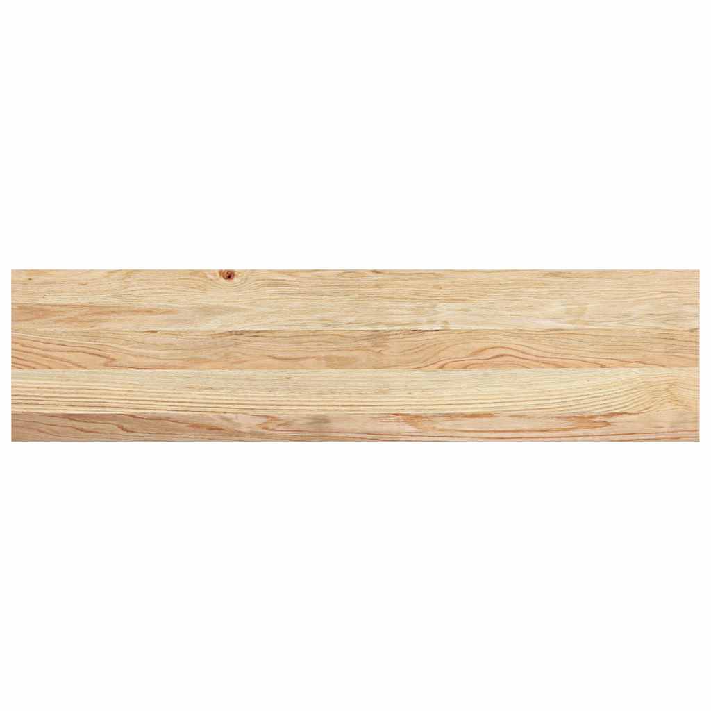 Stair Treads 2 pcs Untreated 100x25x2 cm Solid Wood Oak