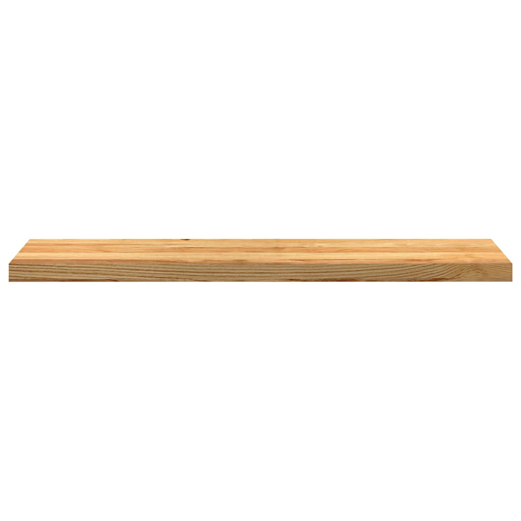 Stair Treads 2 pcs Light Brown 110x25x2 cm Solid Wood Oak