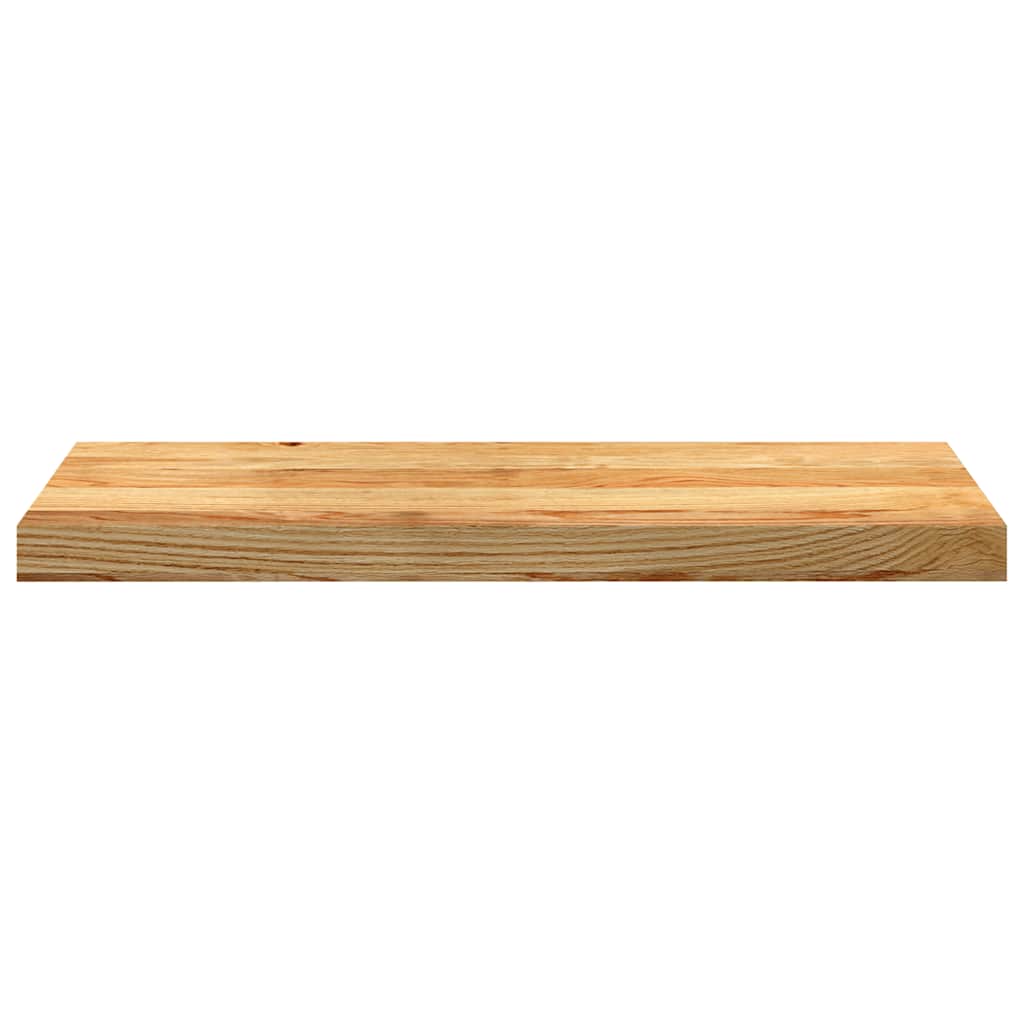 Stair Treads 2 pcs Light Brown 70x30x2 cm Solid Wood Oak