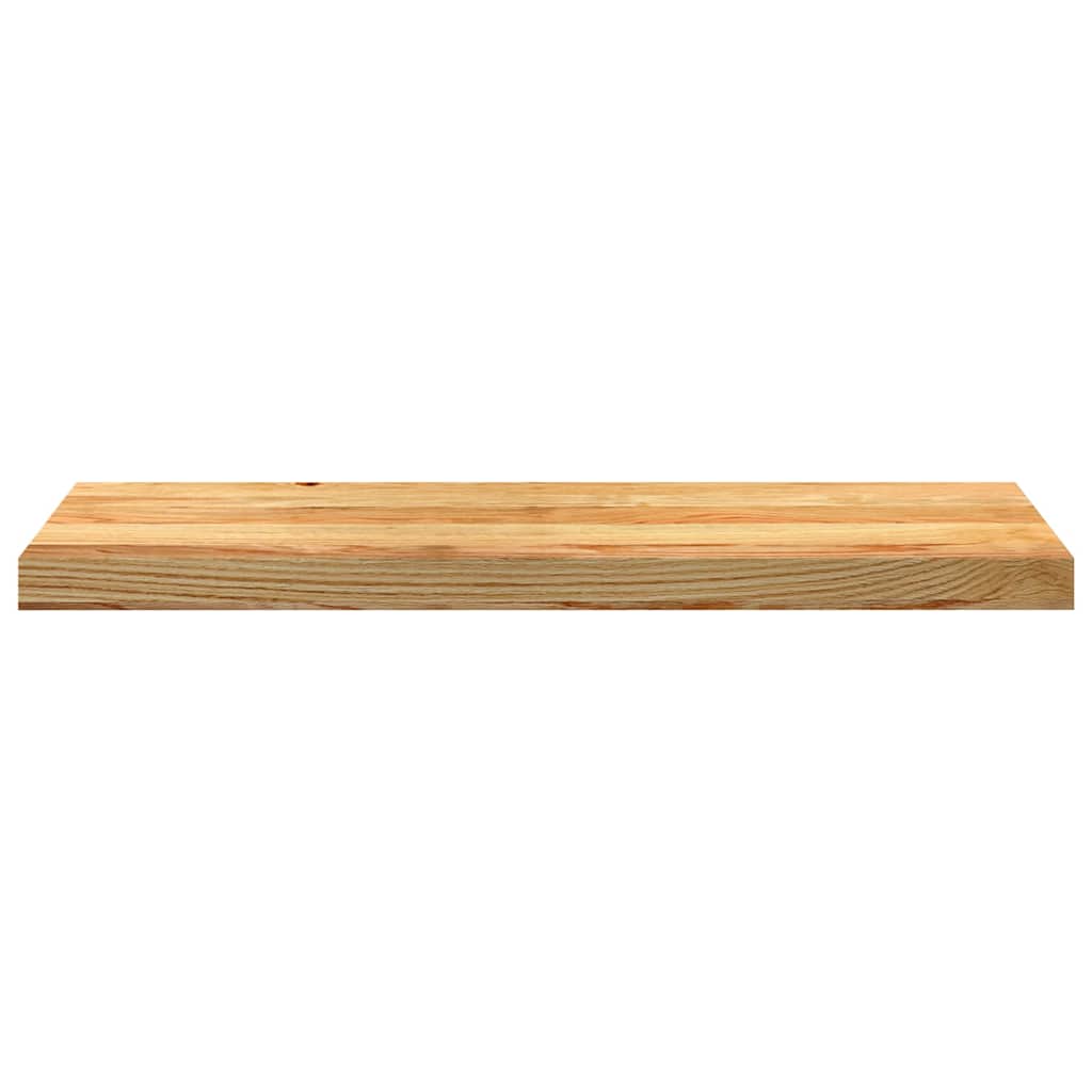 Stair Treads 2 pcs Light Brown 80x30x2 cm Solid Wood Oak