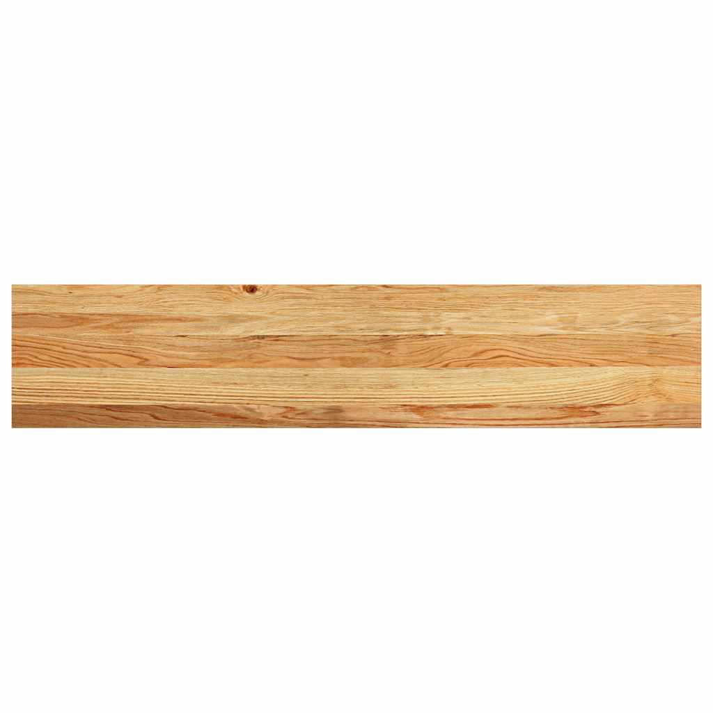 Stair Treads 2 pcs Light Brown 120x30x2 cm Solid Wood Oak