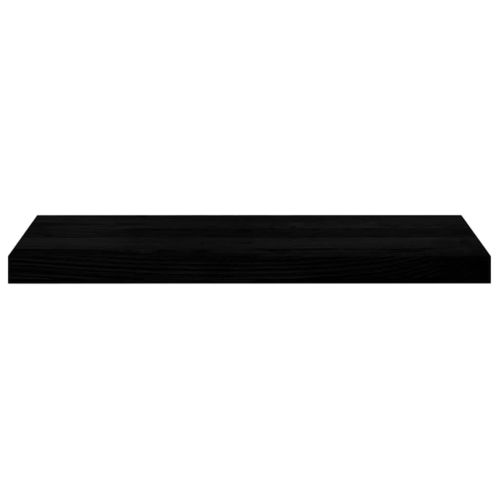 Stair Treads 2 pcs Brown Black 70x25x2 cm Solid Wood Oak