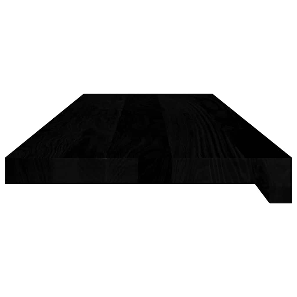 Stair Treads 2 pcs Brown Black 80x25x2 cm Solid Wood Oak