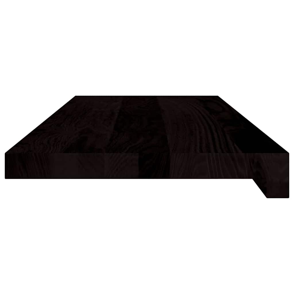 Stair Treads 2 pcs Brown Black 70x30x2 cm Solid Wood Oak