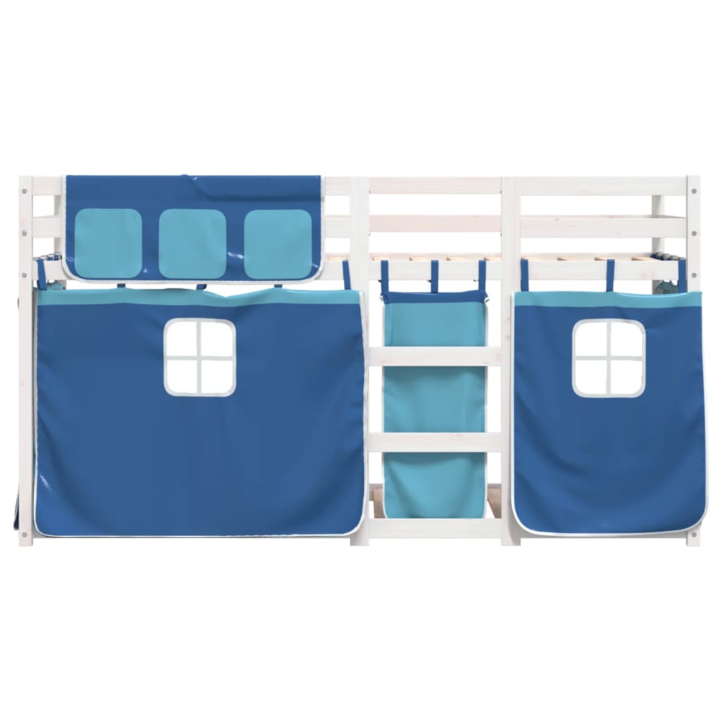 vidaXL Bunk Bed without Mattress Blue 90x200 cm Solid Wood Pine