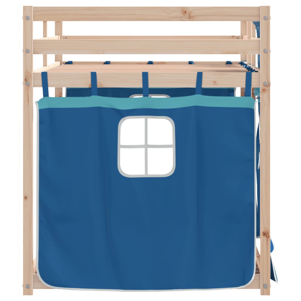 vidaXL Bunk Bed without Mattress Blue 80x200 cm Solid Wood Pine