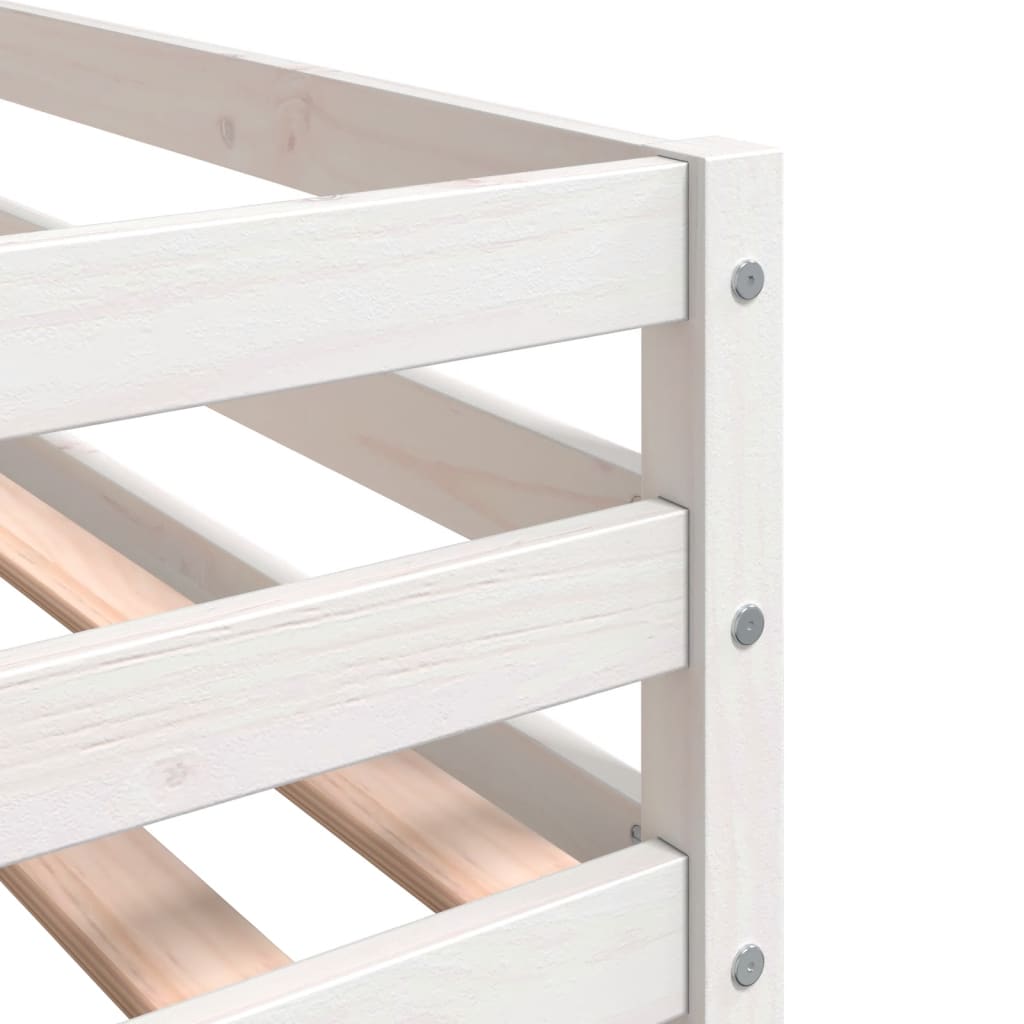 vidaXL Bunk Bed without Mattress Pink 75x190 cm Small Single Solid Wood Pine