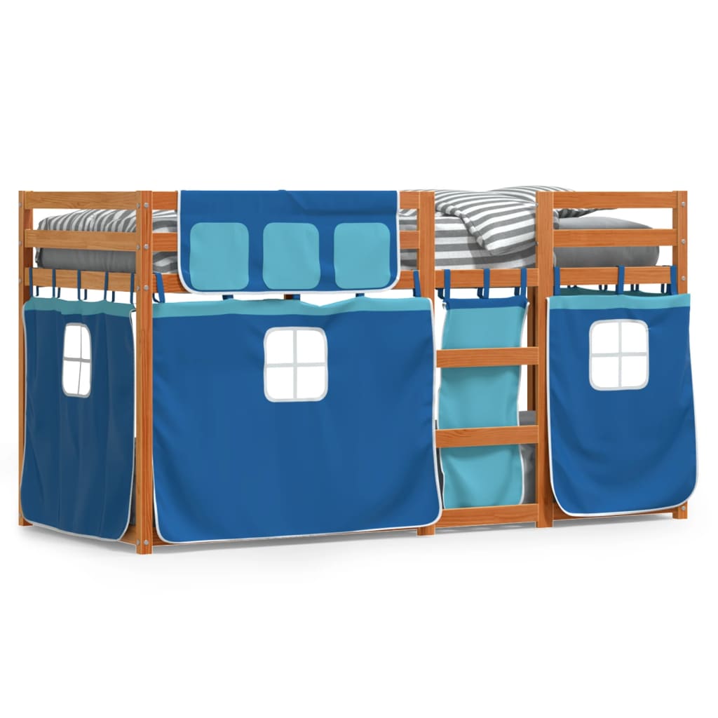 vidaXL Bunk Bed without Mattress Blue 80x200 cm Solid Wood Pine