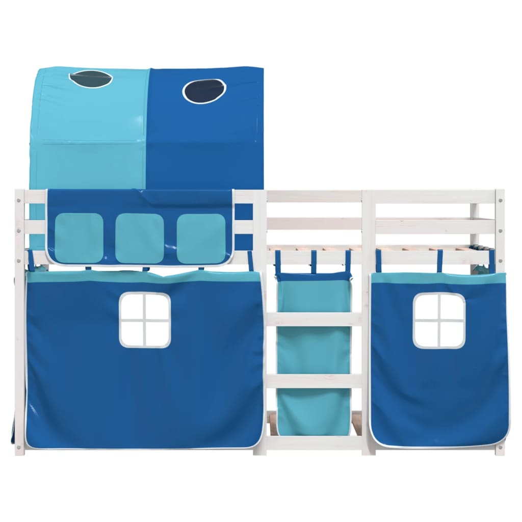 vidaXL Bunk Bed without Mattress Blue 90x200 cm Solid Wood Pine