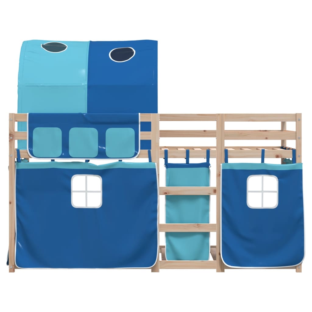 vidaXL Bunk Bed without Mattress Blue 80x200 cm Solid Wood Pine