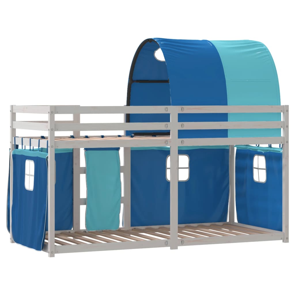 vidaXL Bunk Bed without Mattress Blue 80x200 cm Solid Wood Pine