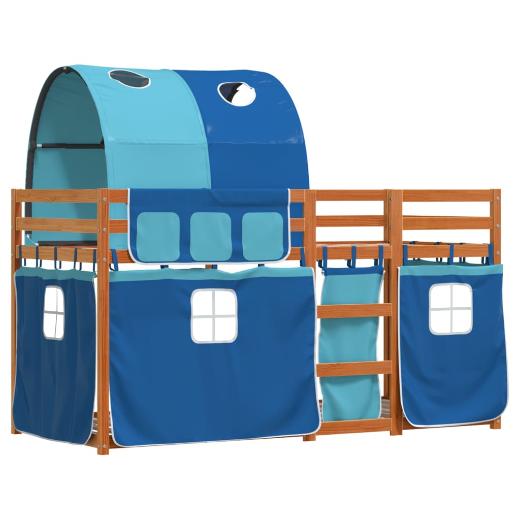 vidaXL Bunk Bed without Mattress Blue 80x200 cm Solid Wood Pine