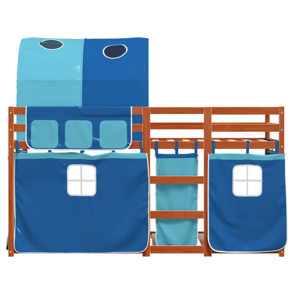 vidaXL Bunk Bed without Mattress Blue 80x200 cm Solid Wood Pine