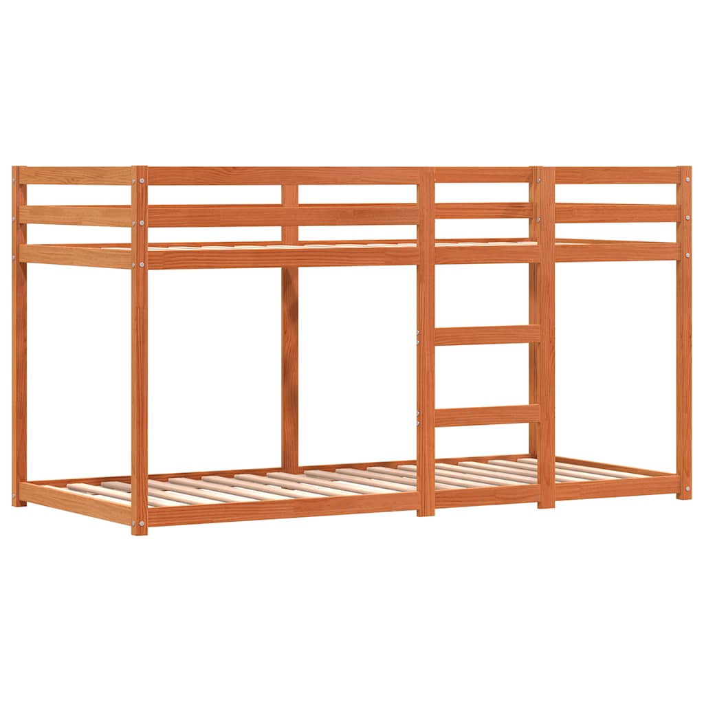 Bunk Bed without Mattress Blue 90x200 cm Solid Wood Pine