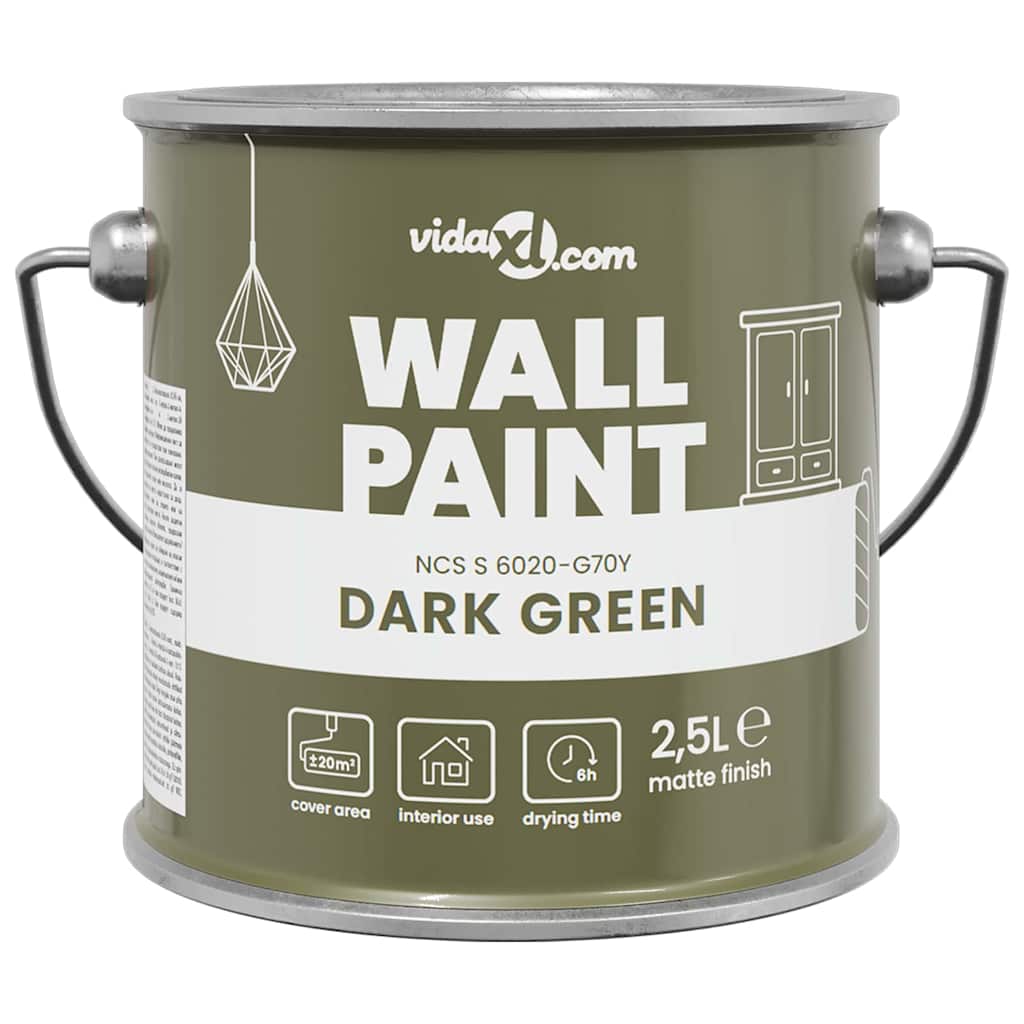 Wall Paint Green 2.5 L Wall Print