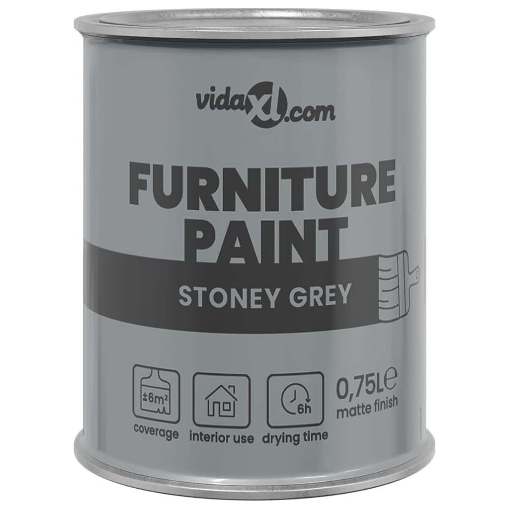 Furniture Paint Grey 0.75 L Wall Print