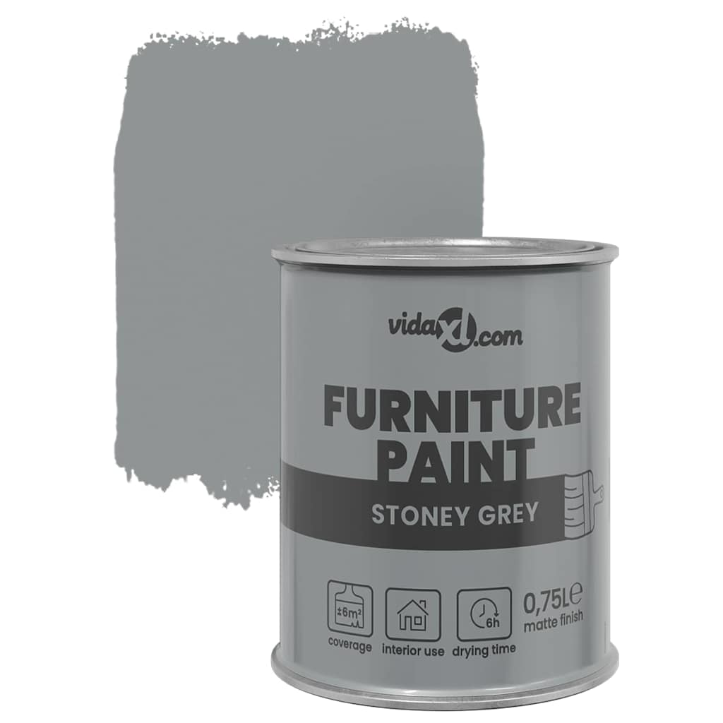 Furniture Paint Grey 0.75 L Wall Print
