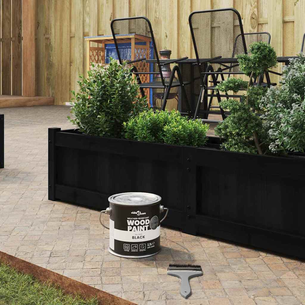 Wood Paint Black 2.5 L Wall Print